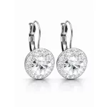 APHRODITÉ kapcsos fülbevaló (fehér 12-mm-es)