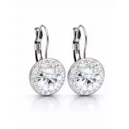 APHRODITÉ kapcsos fülbevaló (fehér 12-mm-es)
