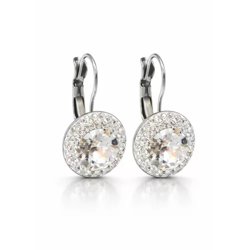 APHRODITÉ kapcsos fülbevaló (fehér 12-mm-es)