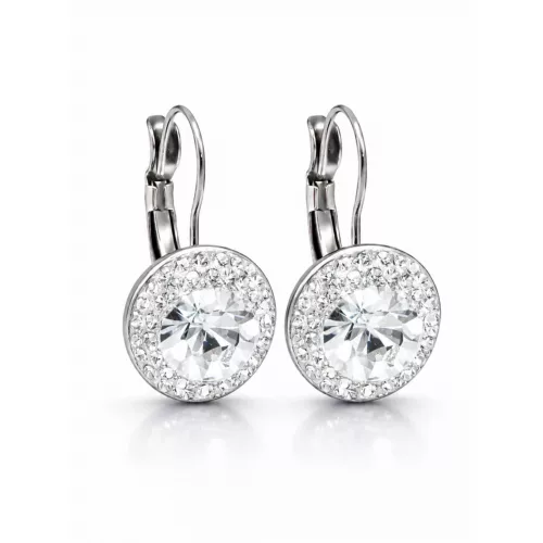 APHRODITÉ kapcsos fülbevaló (fehér 12-mm-es)