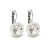 APHRODITÉ kapcsos fülbevaló (fehér 12-mm-es)