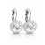 APHRODITÉ kapcsos fülbevaló (fehér 12-mm-es)
