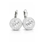 APHRODITÉ kapcsos fülbevaló (fehér 12-mm-es)