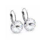 DIANA 14 mm-es fülbevaló (Fehér)