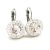 APHRODITÉ kapcsos fülbevaló (fehér 14-mm-es)