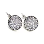 ROCKOS KAPCSOS fülbevaló (ezüst színű)