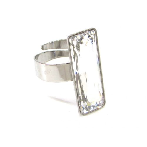 TÉGLA gyűrű (24X8 mm-es crystal)