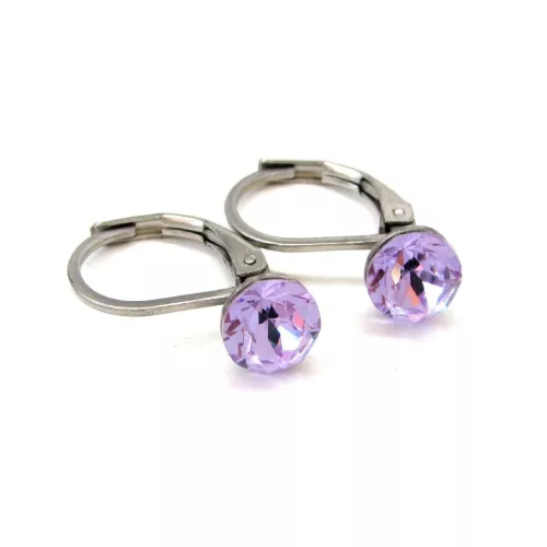 KIS SISSI fülbevaló - lila (2 éves kortól)