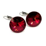 DIANA 18 mm-es fülbevaló (Scarlet)