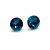XENA fülbevaló (blue zircon - zöld)