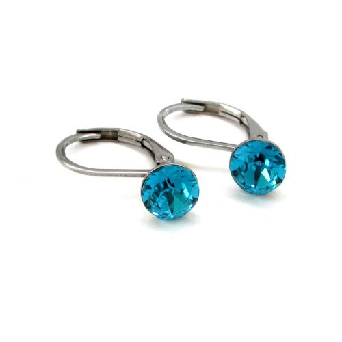 KIS SISSI fülbevaló - blue zircon (2 éves kortól)