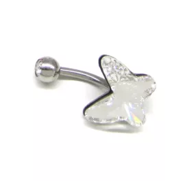PILLANGÓ piercing (fehér)