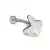 PILLANGÓ piercing (fehér)