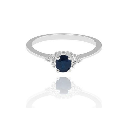 DOROTHY DIAMONDS arany eljegyzési gyűrű (kék)