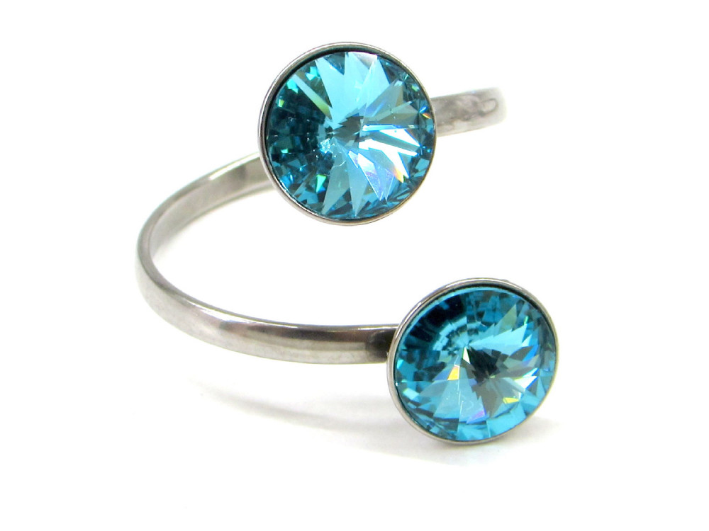 DUPLA VENUS gyűrű (light turquoise)