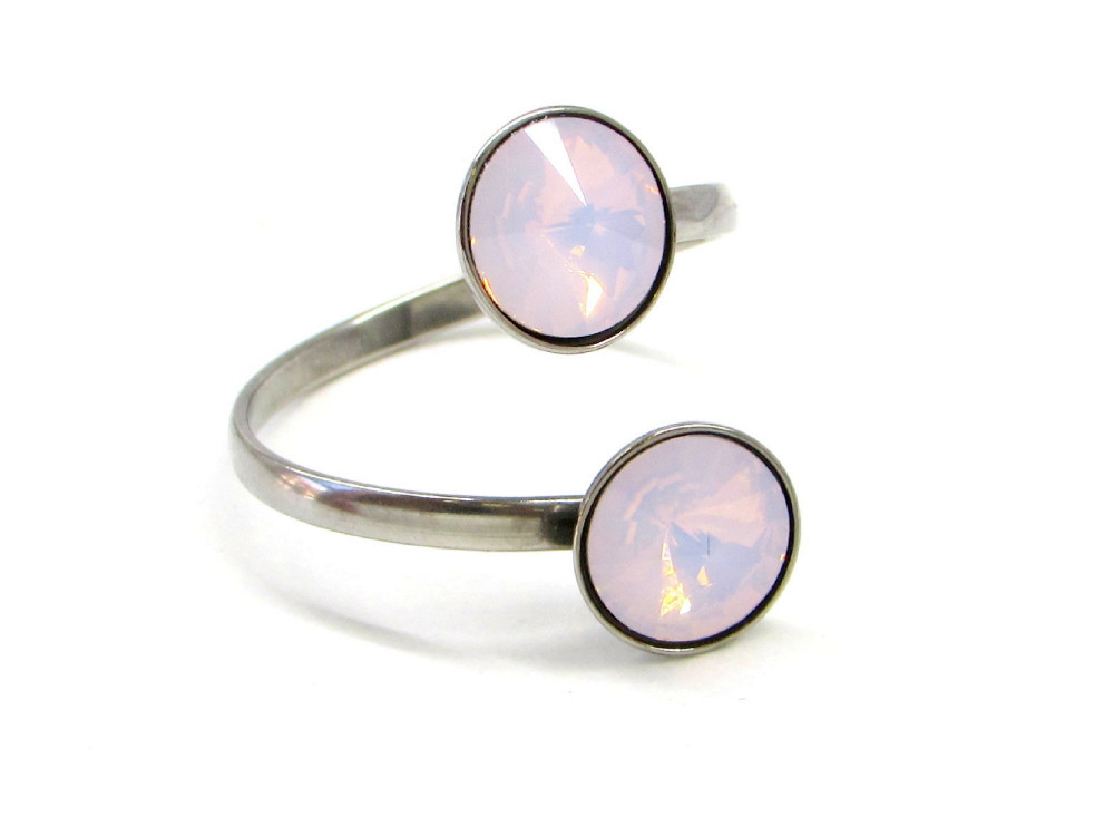 DUPLA VENUS gyűrű (rose water opal)