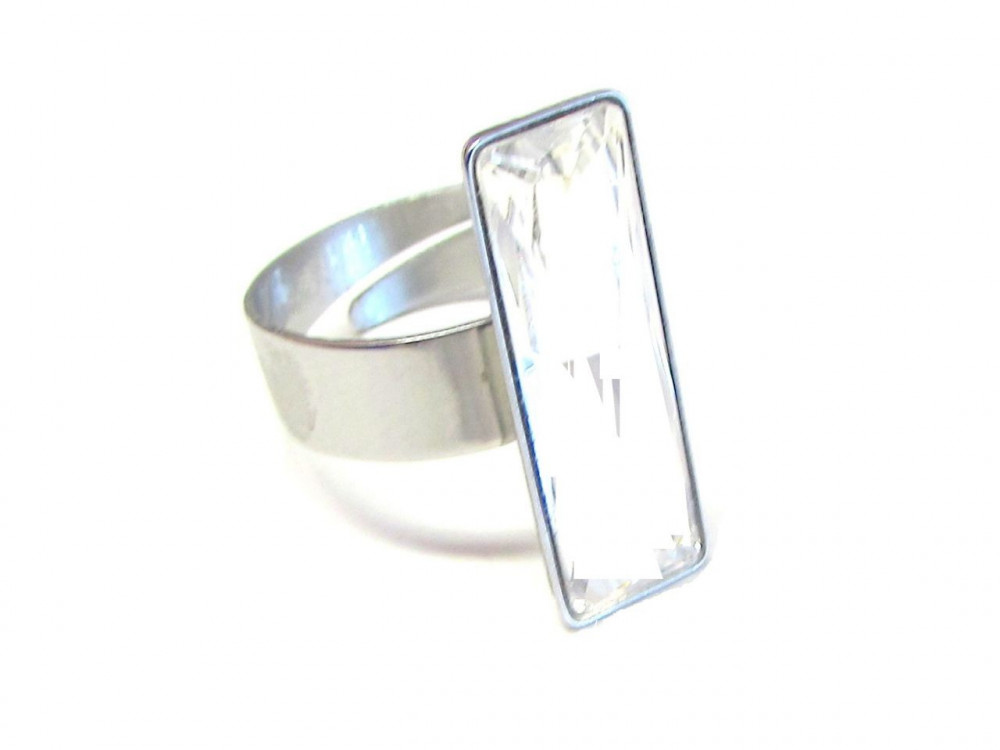TÉGLA gyűrű (21X7 mm-es crystal)